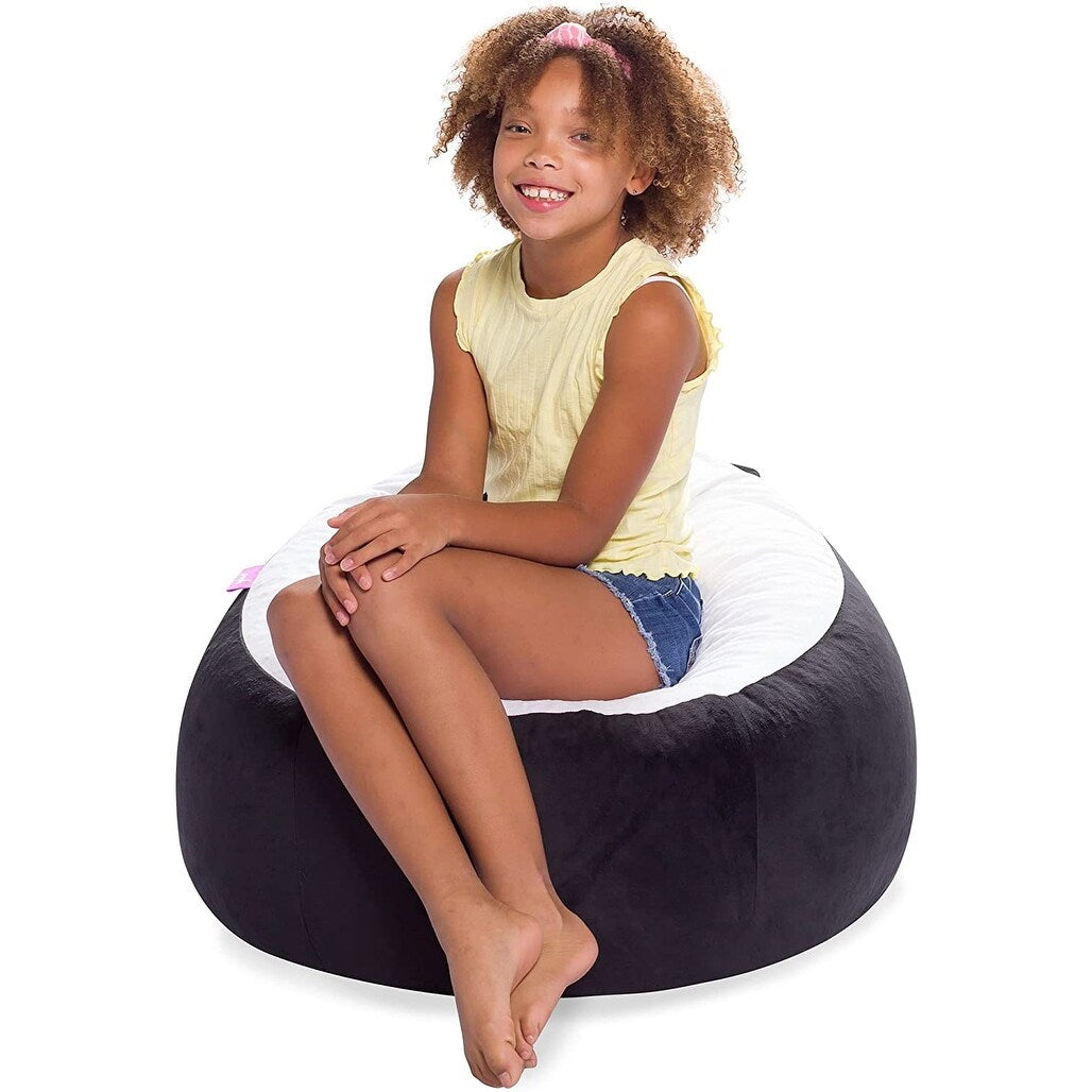 Bean Bag, Soft and Cozy Animal Bean Bag Chair - Child Proof Closure
