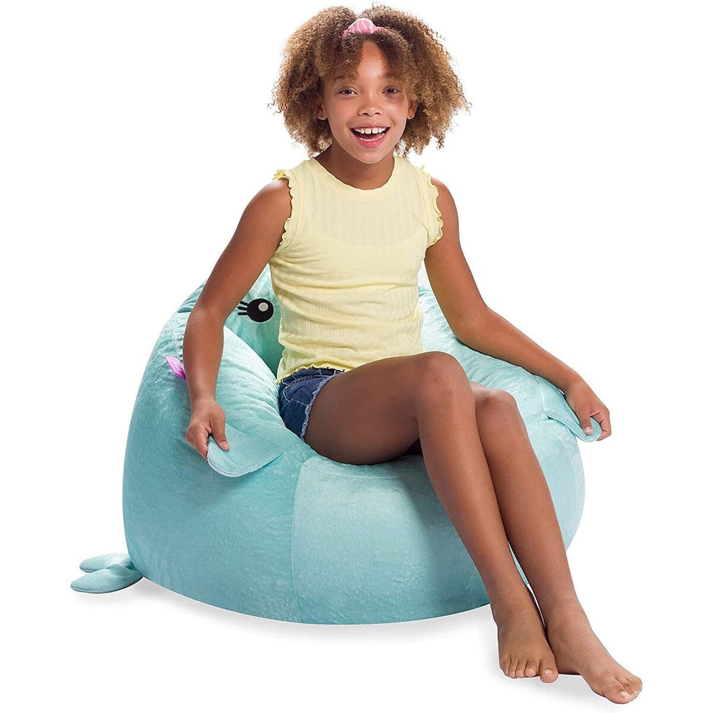 Pouf, doux et confortable, en forme d'animal - Fermeture à l'épreuve des enfants