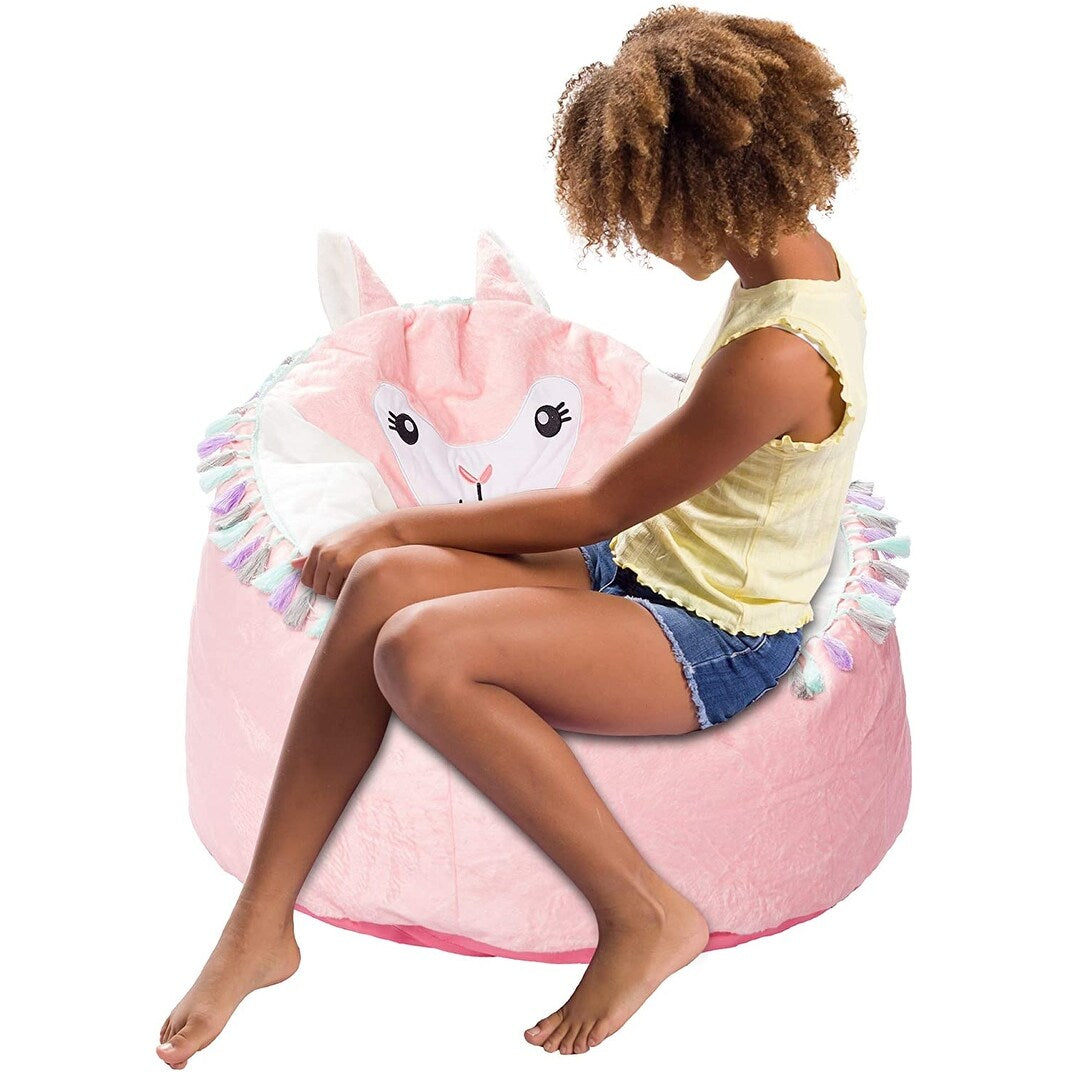 Bean Bag, Soft and Cozy Animal Bean Bag Chair - Child Proof Closure