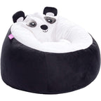 Pouf, doux et confortable, en forme d'animal - Fermeture à l'épreuve des enfants