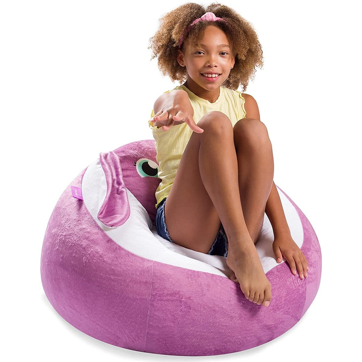 Bean Bag, Soft and Cozy Animal Bean Bag Chair - Child Proof Closure