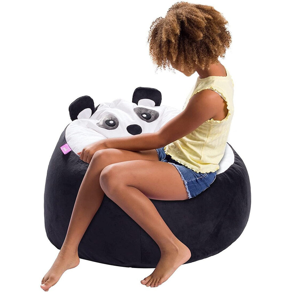 Pouf, doux et confortable, en forme d'animal - Fermeture à l'épreuve des enfants