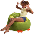 Pouf, doux et confortable, en forme d'animal - Fermeture à l'épreuve des enfants