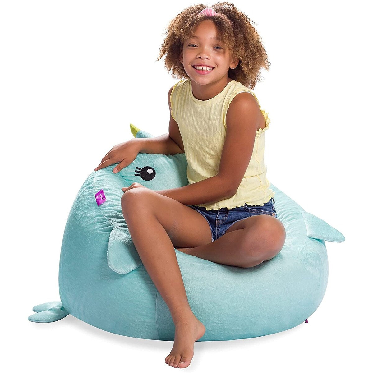 Bean Bag, Soft and Cozy Animal Bean Bag Chair - Child Proof Closure