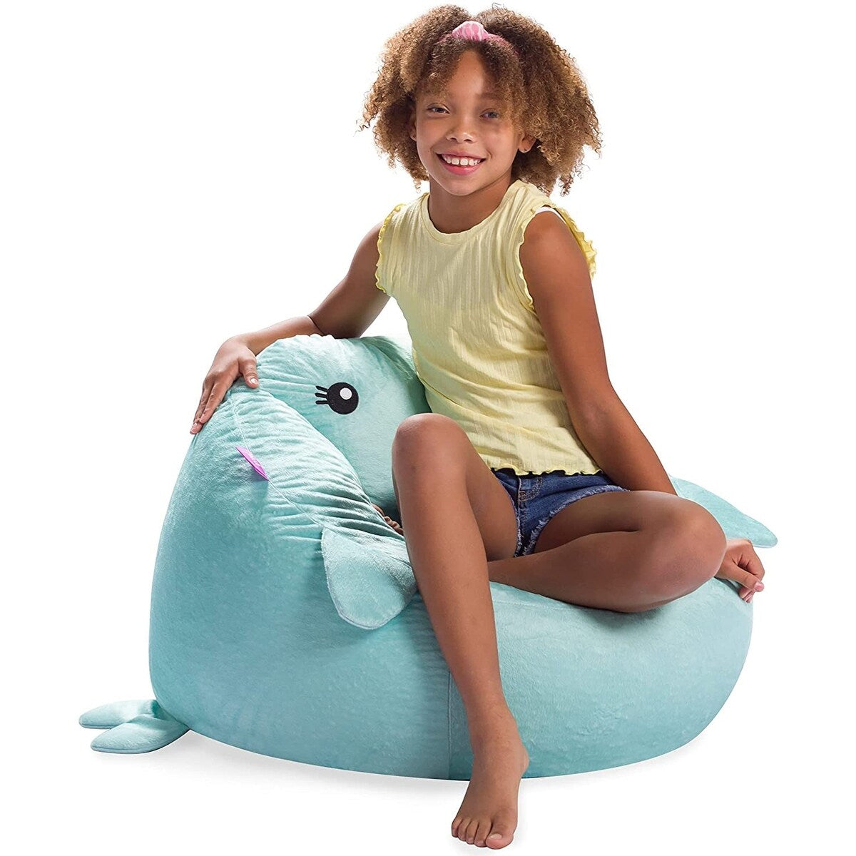 Bean Bag, Soft and Cozy Animal Bean Bag Chair - Child Proof Closure