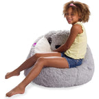 Pouf, doux et confortable, en forme d'animal - Fermeture à l'épreuve des enfants