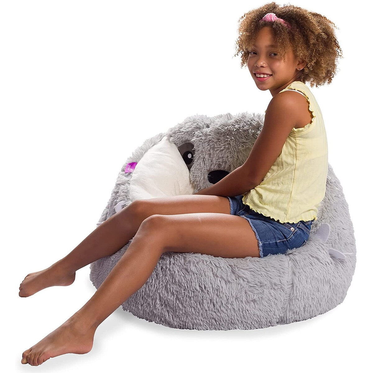 Pouf, doux et confortable, en forme d'animal - Fermeture à l'épreuve des enfants