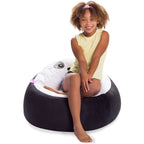 Pouf, doux et confortable, en forme d'animal - Fermeture à l'épreuve des enfants