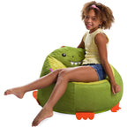 Pouf, doux et confortable, en forme d'animal - Fermeture à l'épreuve des enfants