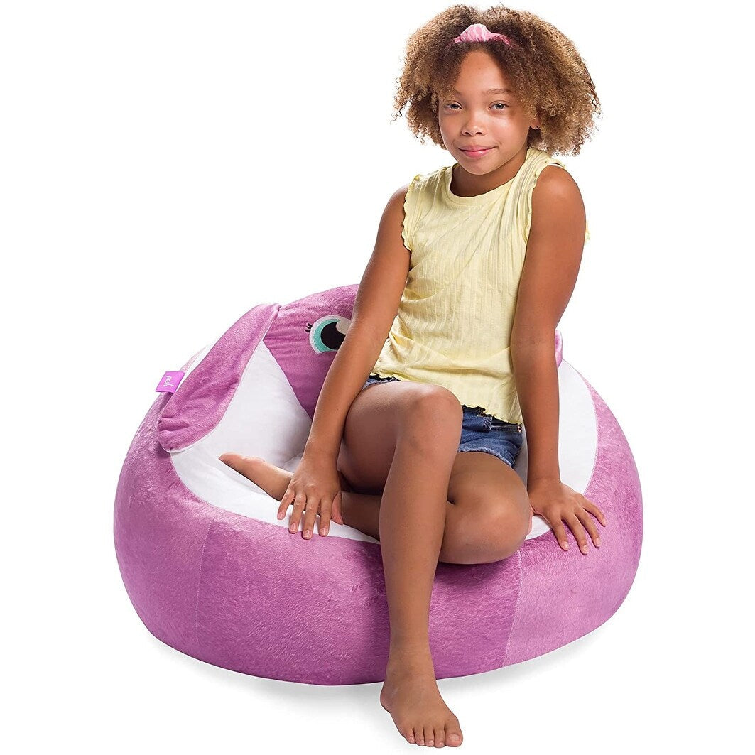 Bean Bag, Soft and Cozy Animal Bean Bag Chair - Child Proof Closure