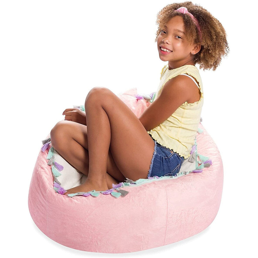 Pouf, doux et confortable, en forme d'animal - Fermeture à l'épreuve des enfants