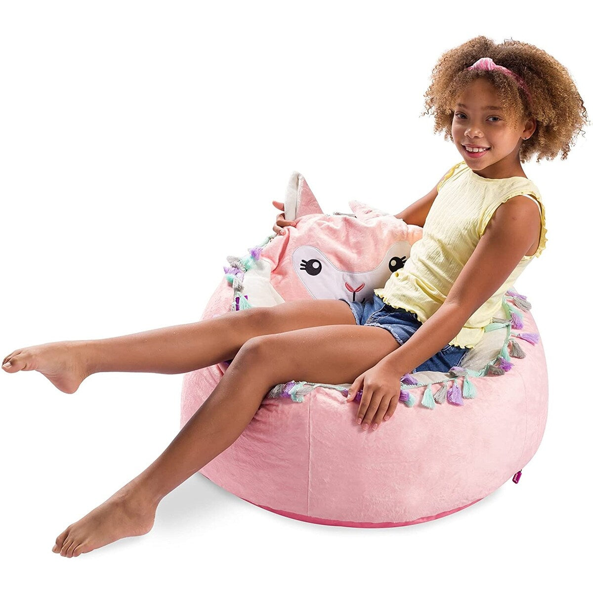 Bean Bag, Soft and Cozy Animal Bean Bag Chair - Child Proof Closure