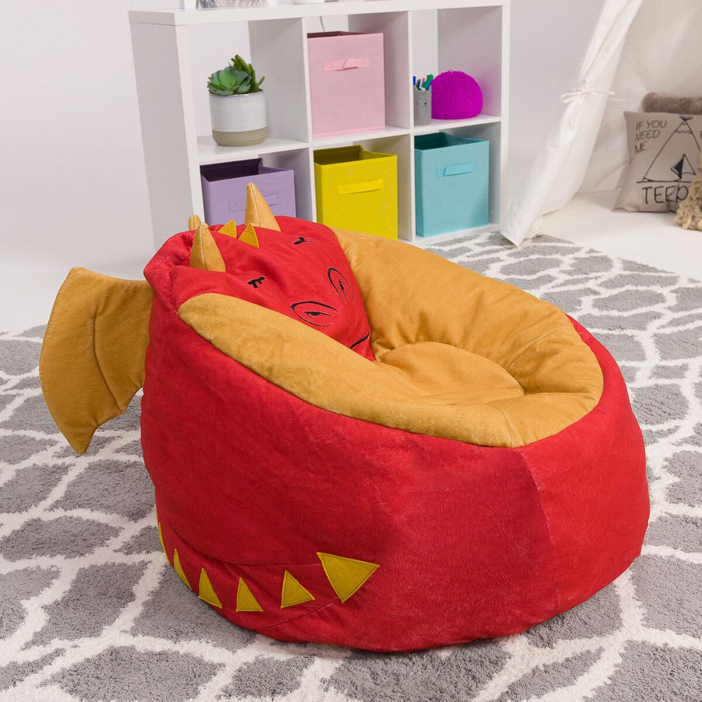 Pouf, doux et confortable, en forme d'animal - Fermeture à l'épreuve des enfants
