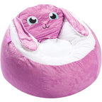 Pouf, doux et confortable, en forme d'animal - Fermeture à l'épreuve des enfants