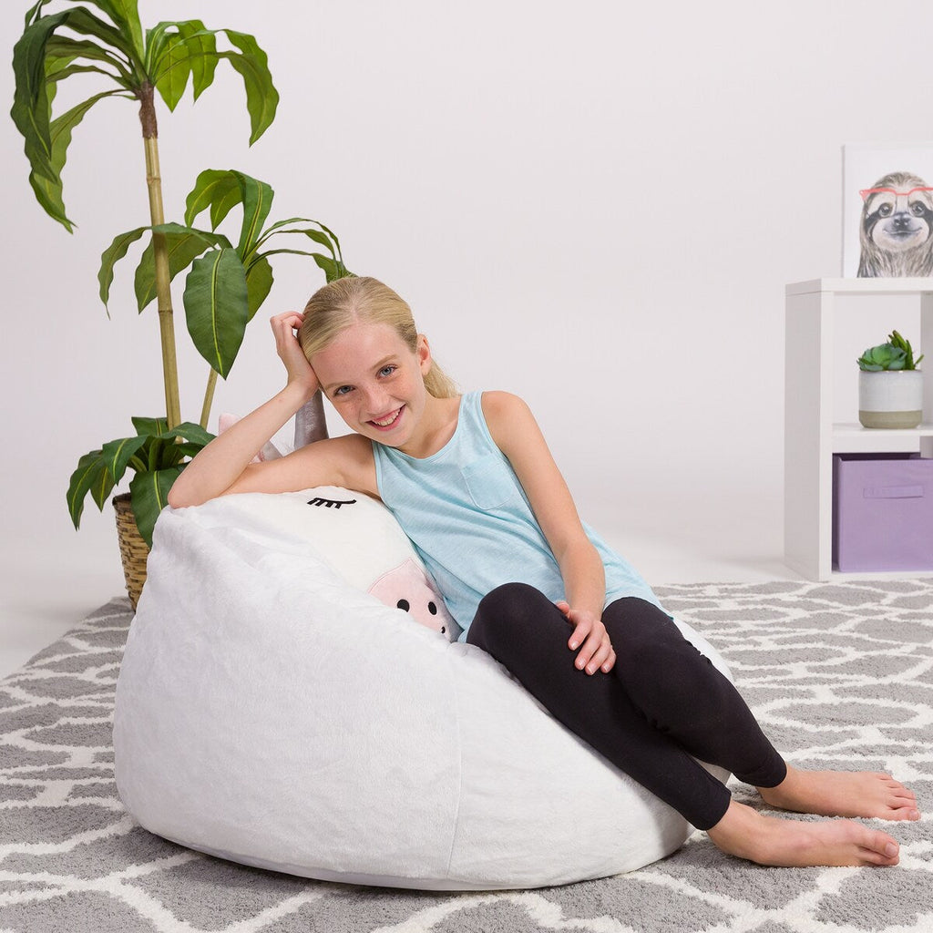 Pouf, doux et confortable, en forme d'animal - Fermeture à l'épreuve des enfants