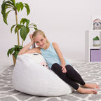 Pouf, doux et confortable, en forme d'animal - Fermeture à l'épreuve des enfants