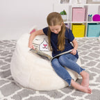 Pouf, doux et confortable, en forme d'animal - Fermeture à l'épreuve des enfants