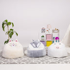 Pouf, doux et confortable, en forme d'animal - Fermeture à l'épreuve des enfants