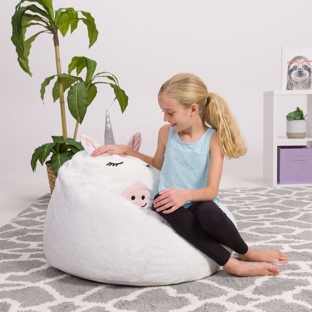 Pouf, doux et confortable, en forme d'animal - Fermeture à l'épreuve des enfants