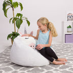 Pouf, doux et confortable, en forme d'animal - Fermeture à l'épreuve des enfants