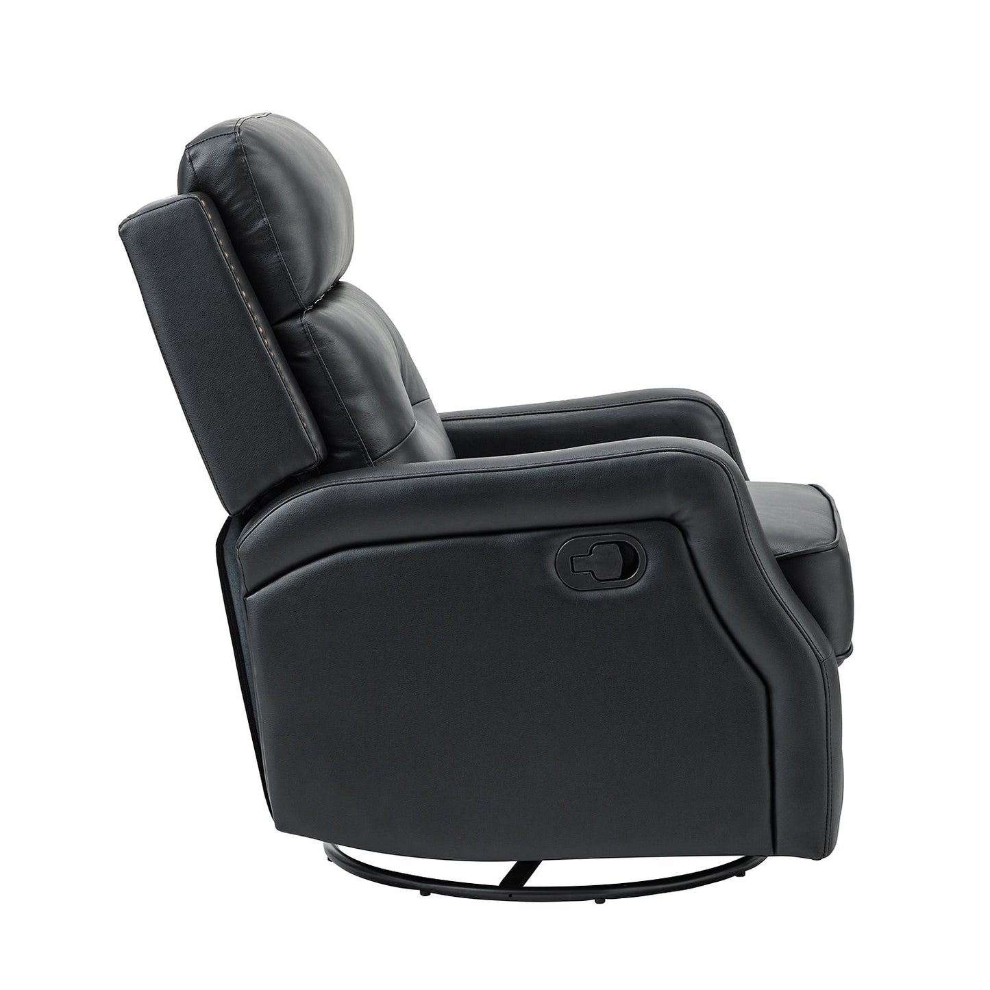 Ensemble de 2 fauteuils inclinables de salon Beatriz avec base en métal