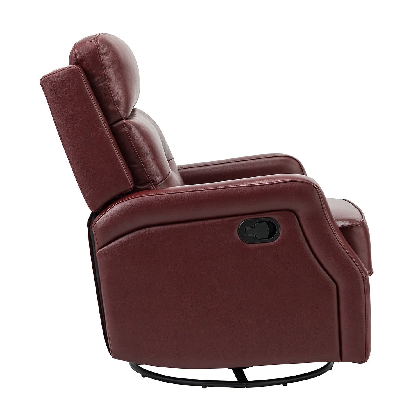 Ensemble de 2 fauteuils inclinables de salon Beatriz avec base en métal