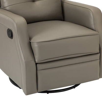 Ensemble de 2 fauteuils inclinables de salon Beatriz avec base en métal