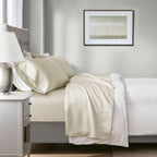 Ensemble de draps rafraîchissants Beautyrest en mélange de coton 1000 fils, 4 pièces