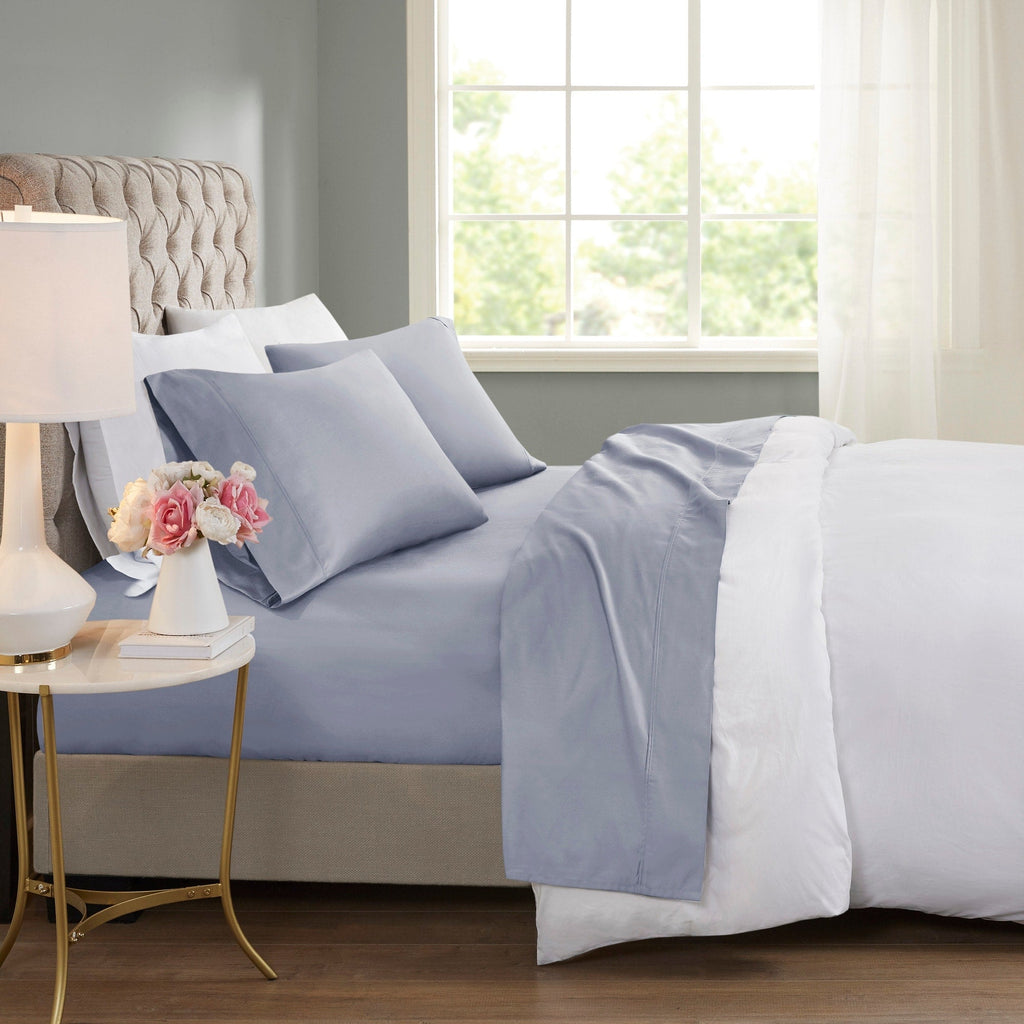 Ensemble de draps rafraîchissants en coton mélangé 600 fils Beautyrest, 4 pièces