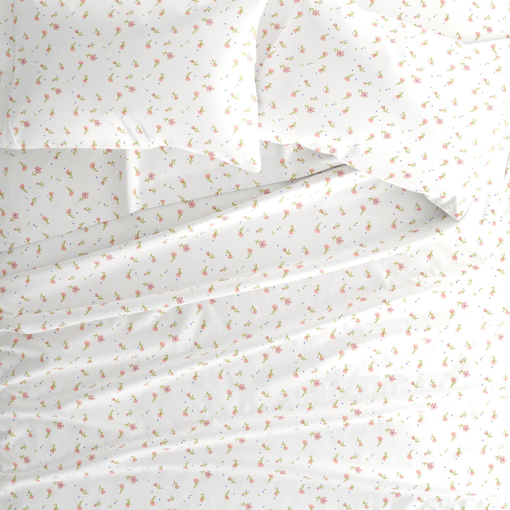 Parure de lit 4 pièces Becky Cameron à imprimé double brossé et poche profonde