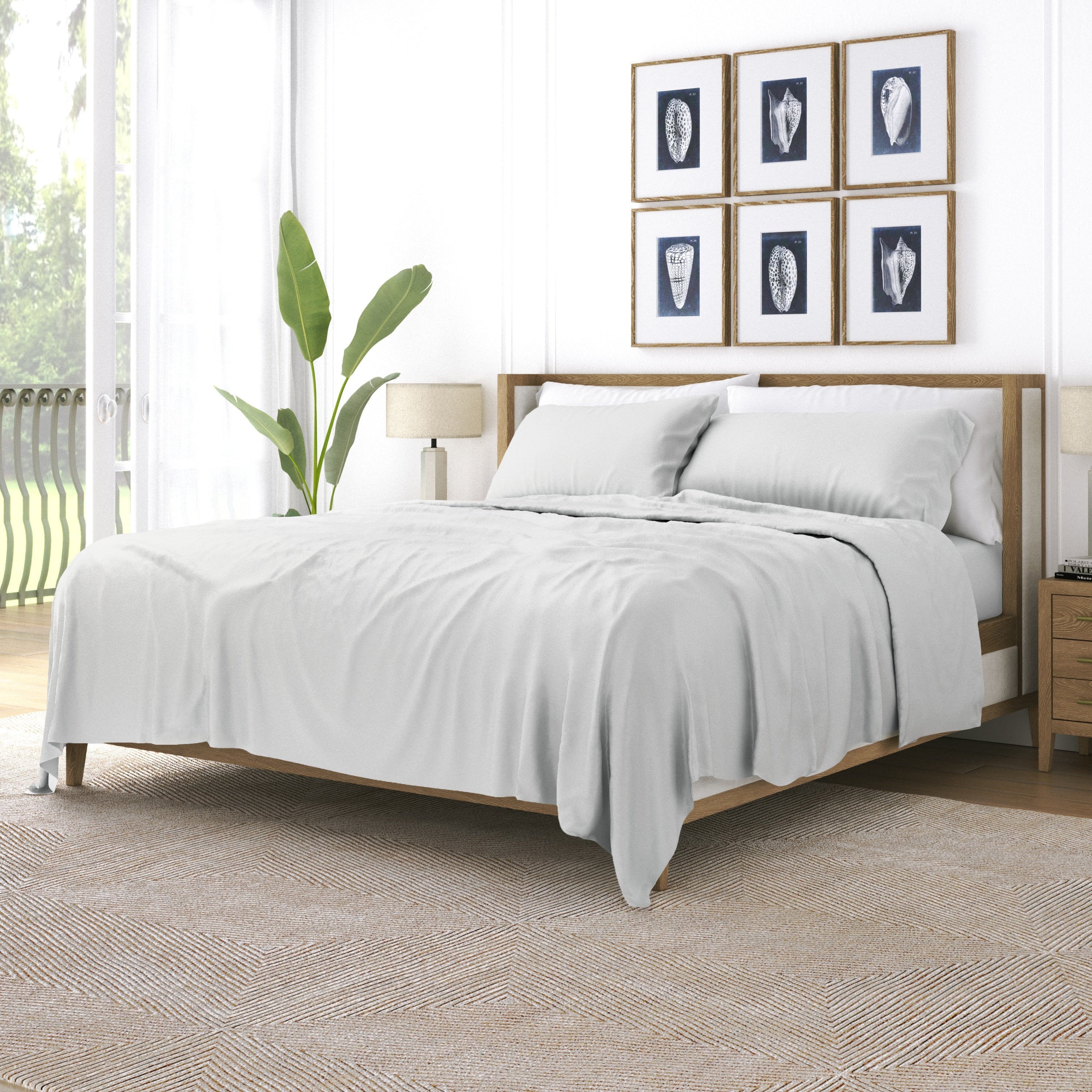 Parure de draps de luxe Becky Cameron en rayonne de bambou