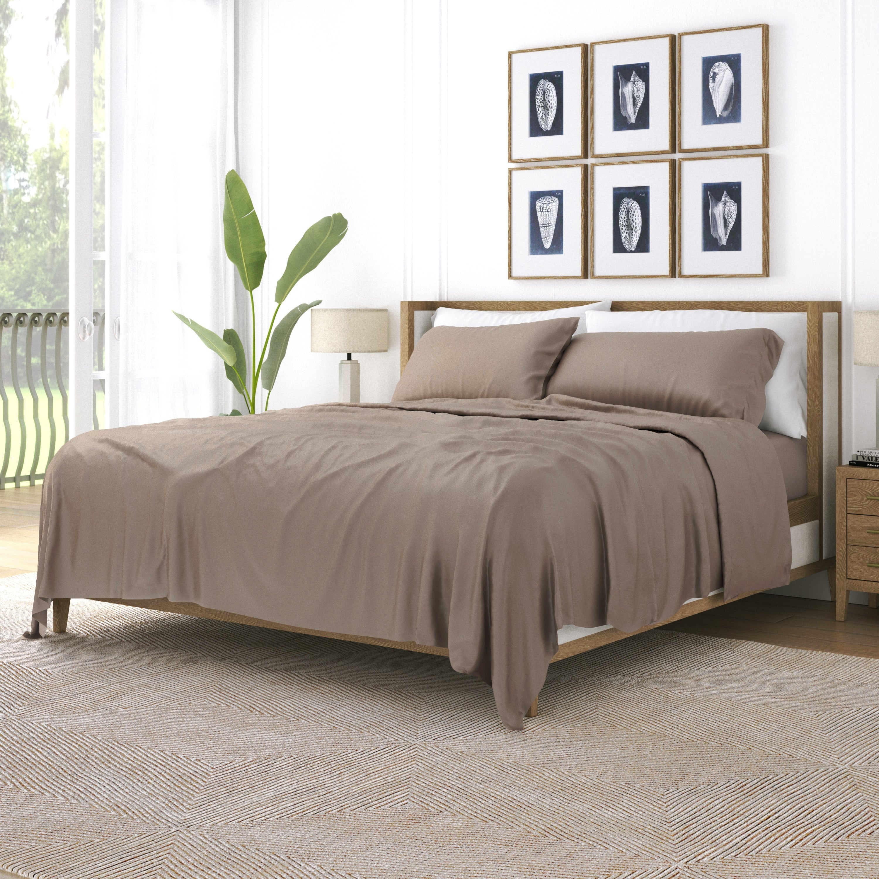 Parure de draps de luxe Becky Cameron en rayonne de bambou