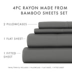Parure de draps de luxe Becky Cameron en rayonne de bambou