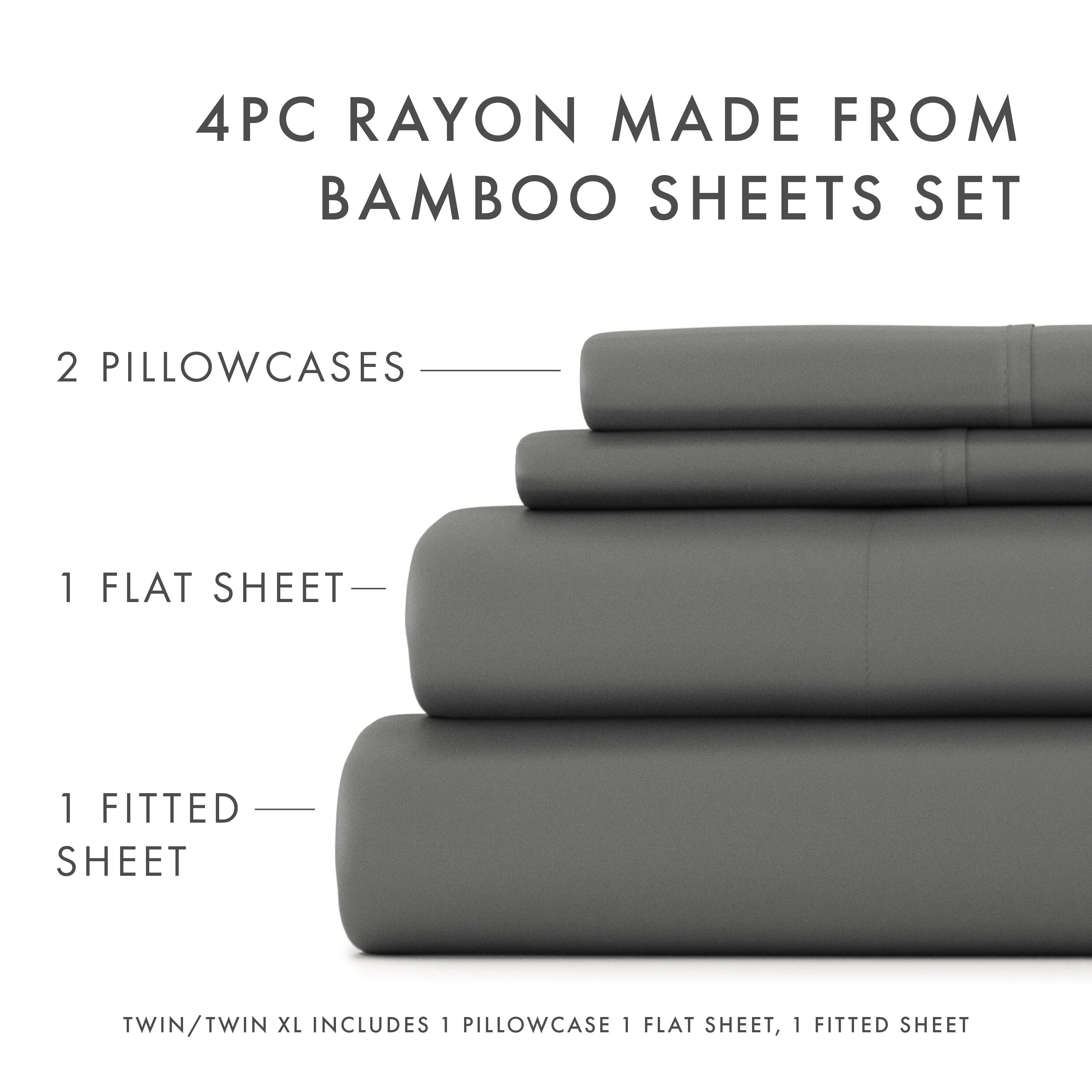 Parure de draps de luxe Becky Cameron en rayonne de bambou