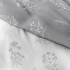 Parure de lit réversible 3 pièces à motif floral botanique ultra doux Becky Cameron