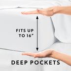 Parure de lit 4 pièces à poches profondes et ultra douce Becky Cameron