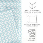 Parure de lit 4 pièces à poches profondes et ultra douce Becky Cameron