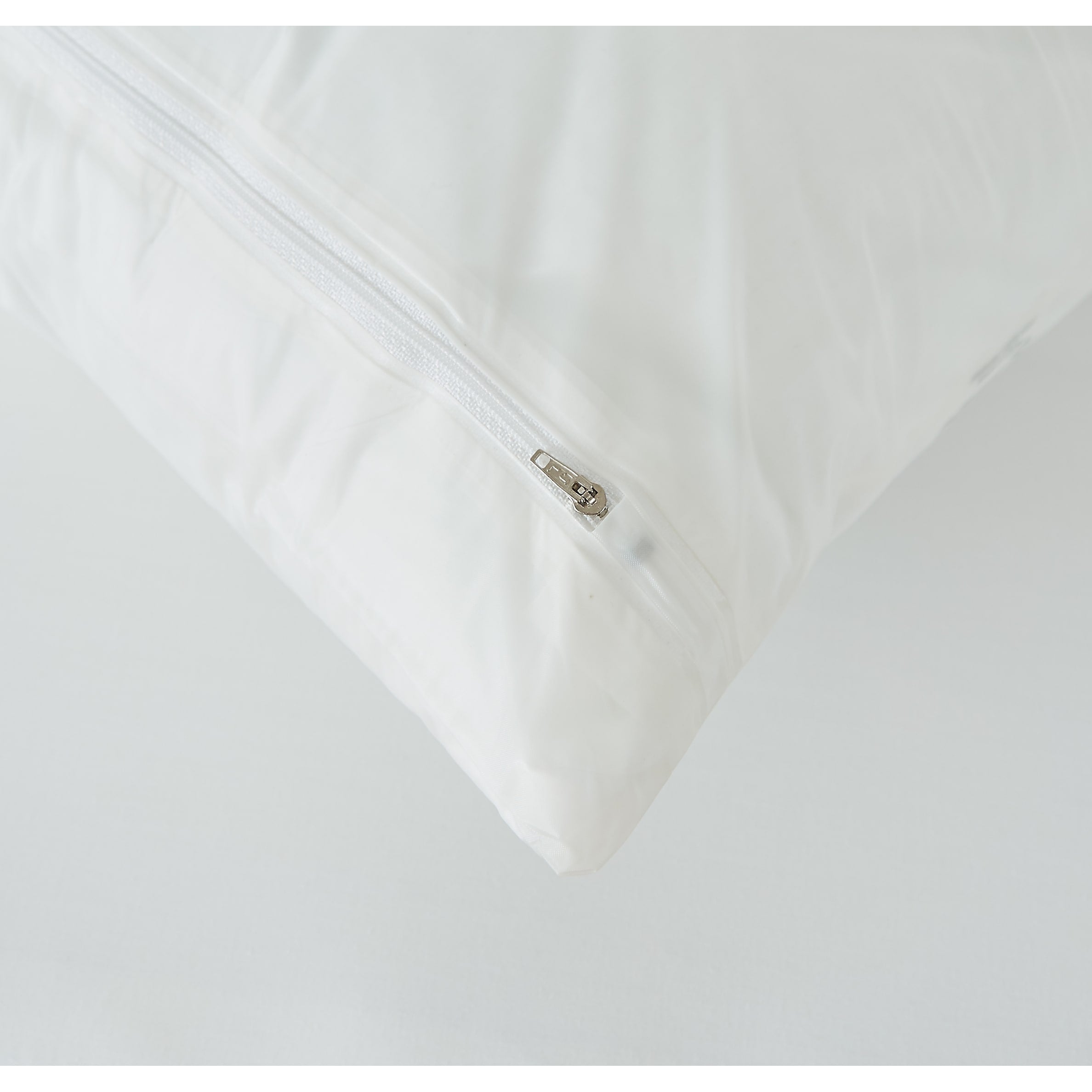 Protège-oreillers en vinyle imperméables, anti-punaises de lit et anti-allergènes – Housses d'oreiller zippées très résistantes (lot de 2)