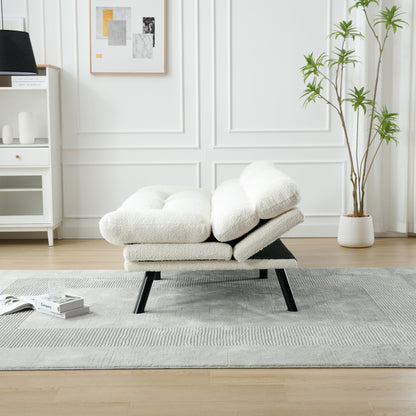Meubles de chambre, meubles de salon, canapé avec coussin épais, canapé-lit, canapé-lit avec pieds en métal.