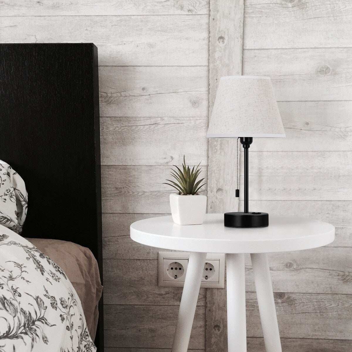 Lot de 2 lampes de chevet avec ports USB