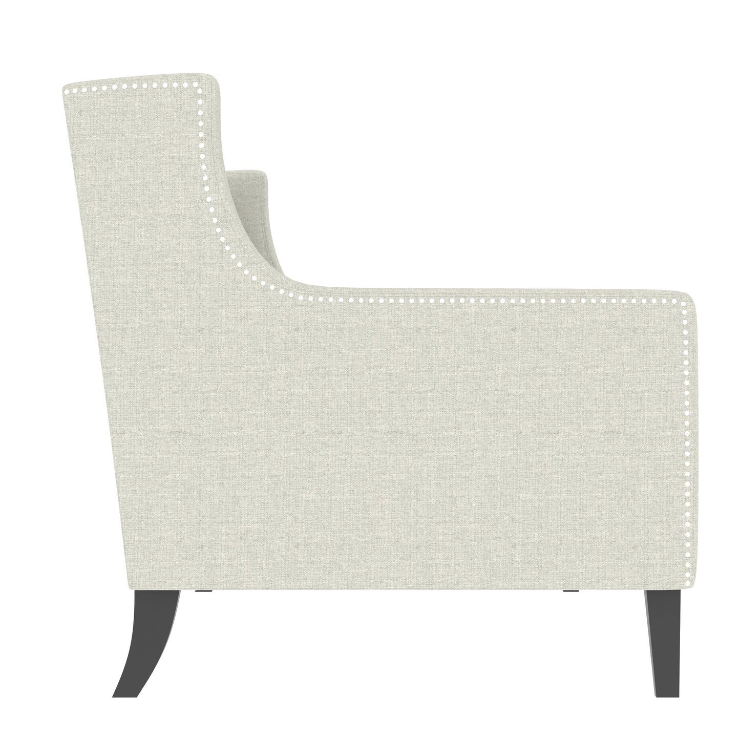 Canapé 3 places beige en polyester 78,75 avec dossier capitonné et coussins
