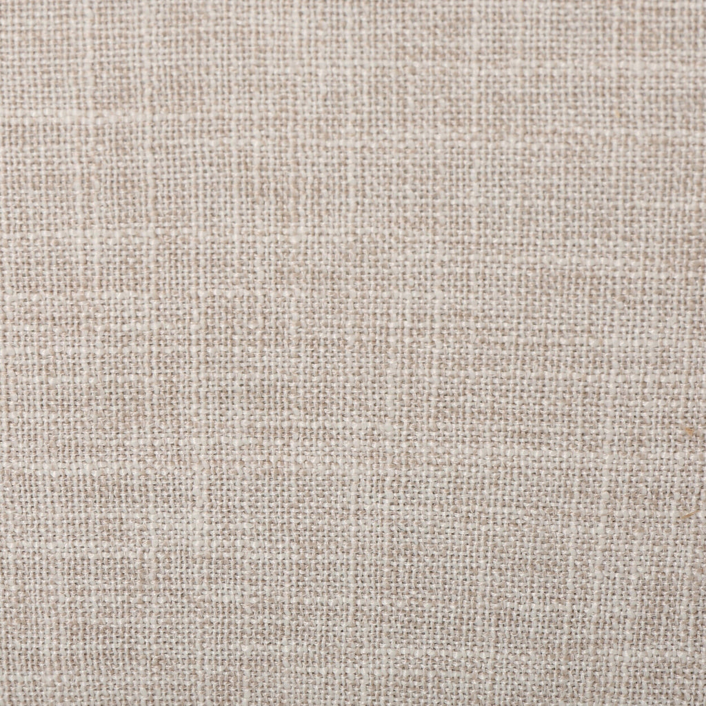 Fauteuil inclinable rembourré en tissu beige de style milieu du siècle avec repose-pieds, dossier capitonné et pieds en hêtre