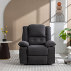 Fauteuil inclinable électrique beige pour personnes âgées avec massage, chauffage, inclinaison réglable, poches latérales et positions illimitées
