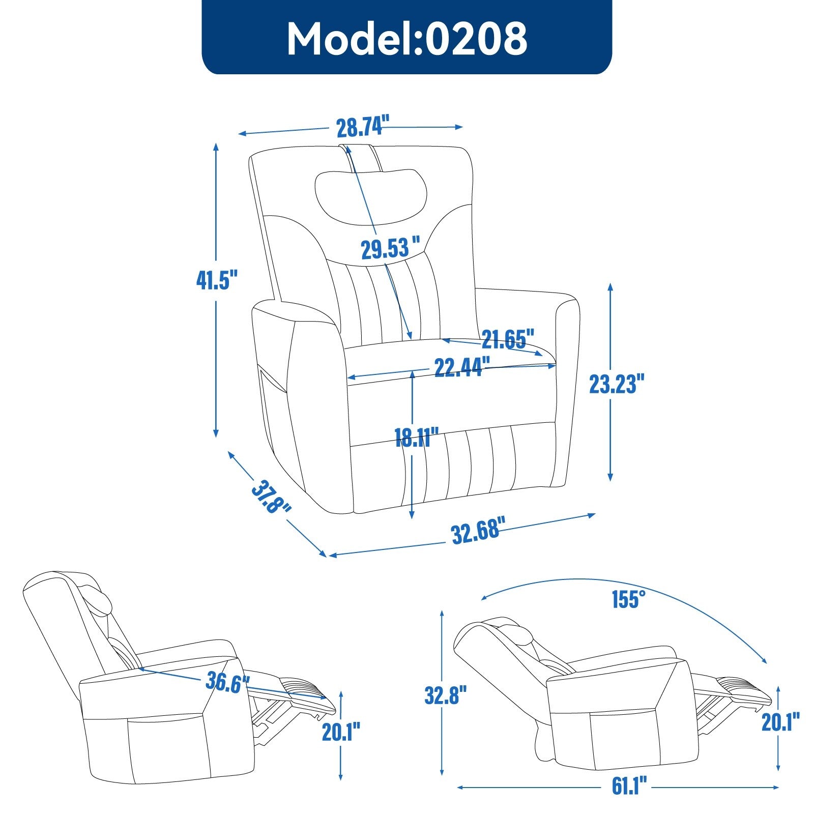 Fauteuil inclinable électrique beige avec pivot, mouvement de bascule et coussin lombaire