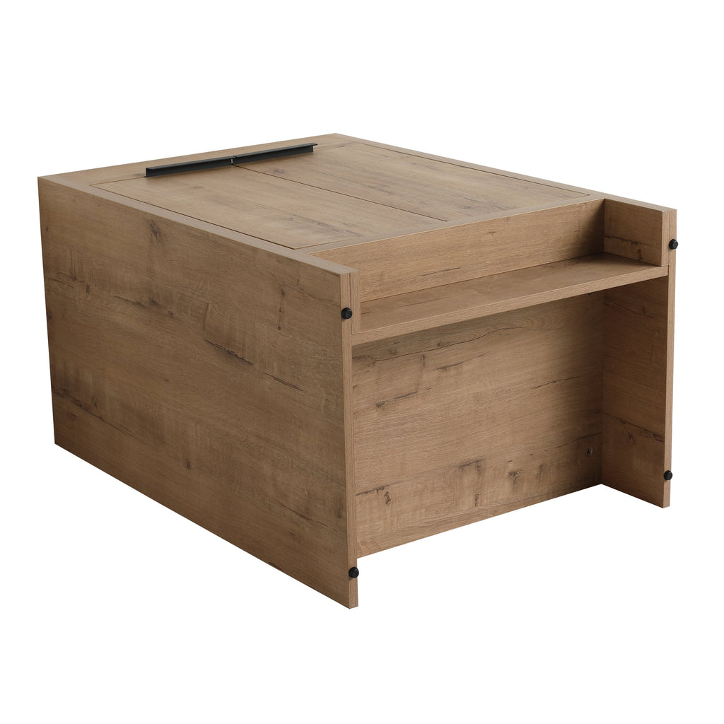 Meuble-lavabo Beingnext 24/30/36 avec porte à fermeture douce et étagère réglable