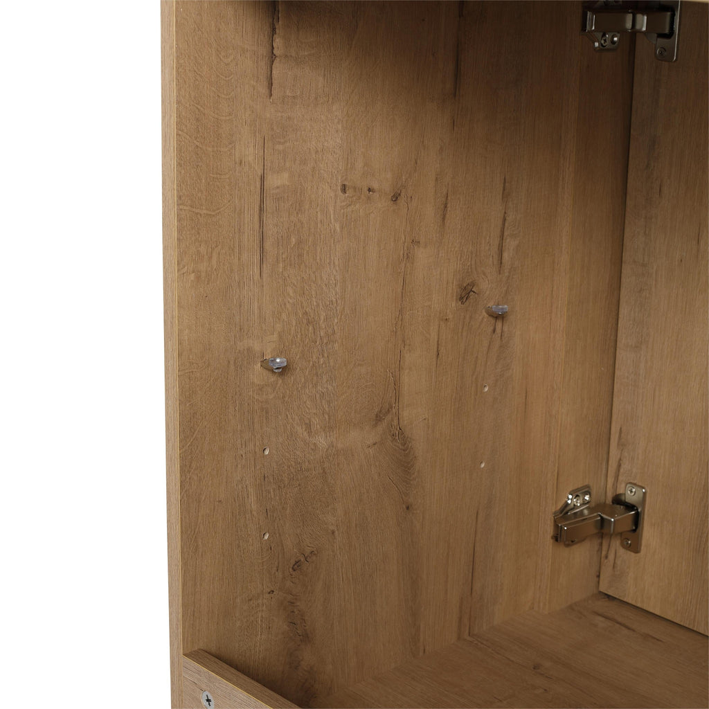 Meuble-lavabo Beingnext 24/30/36 avec porte à fermeture douce et étagère réglable