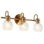 Applique murale moderne à 2, 3, 4 ou 5 lampes pour salle de bain, design minimaliste, en verre