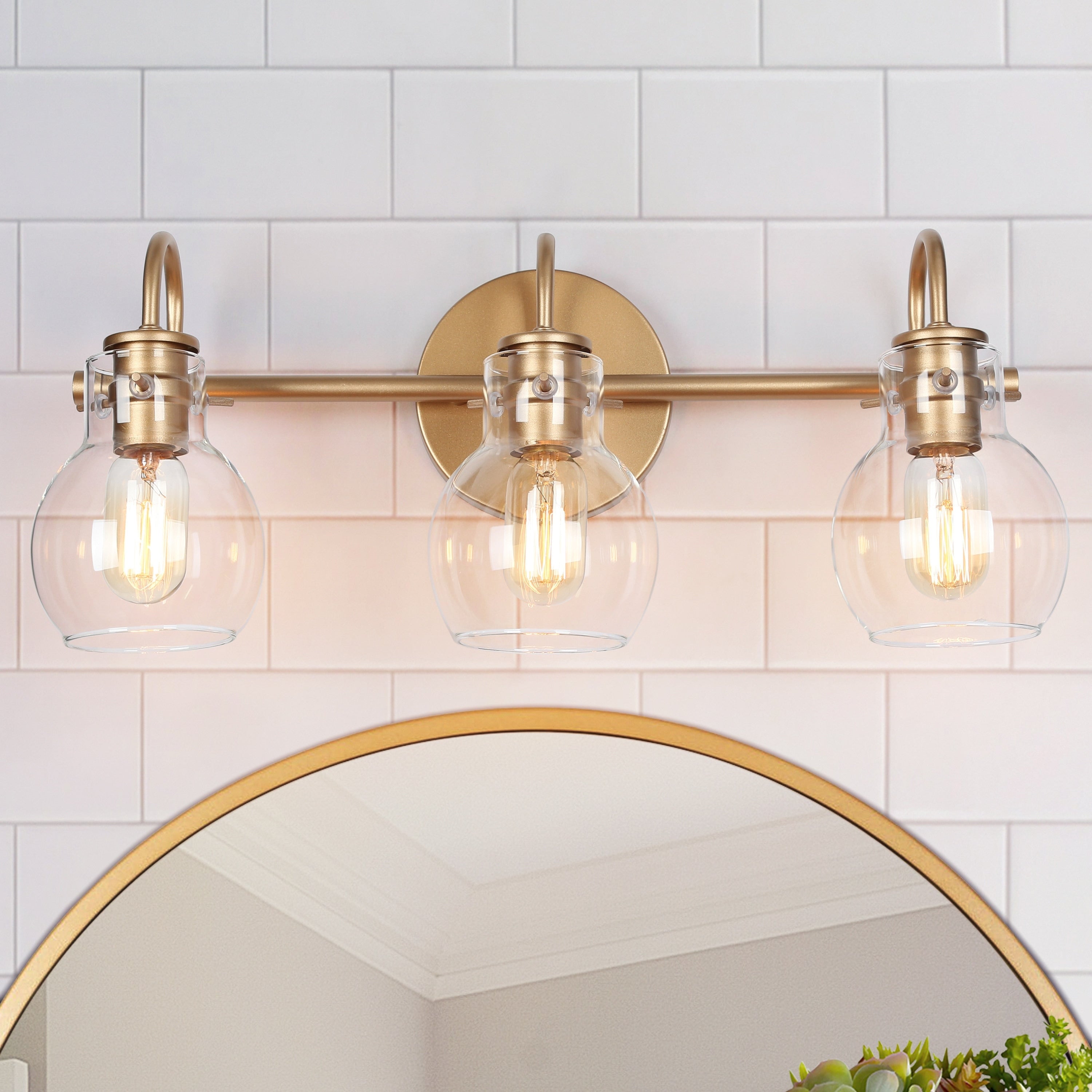 Applique murale moderne à 2, 3, 4 ou 5 lampes pour salle de bain, design minimaliste, en verre