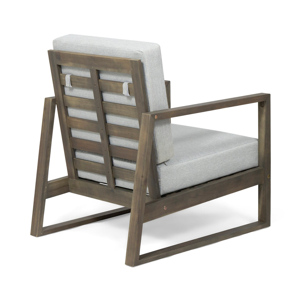 Fauteuils club d'extérieur en bois belge (lot de 2) par Christopher Knight Home