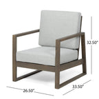 Fauteuils club d'extérieur en bois belge (lot de 2) par Christopher Knight Home